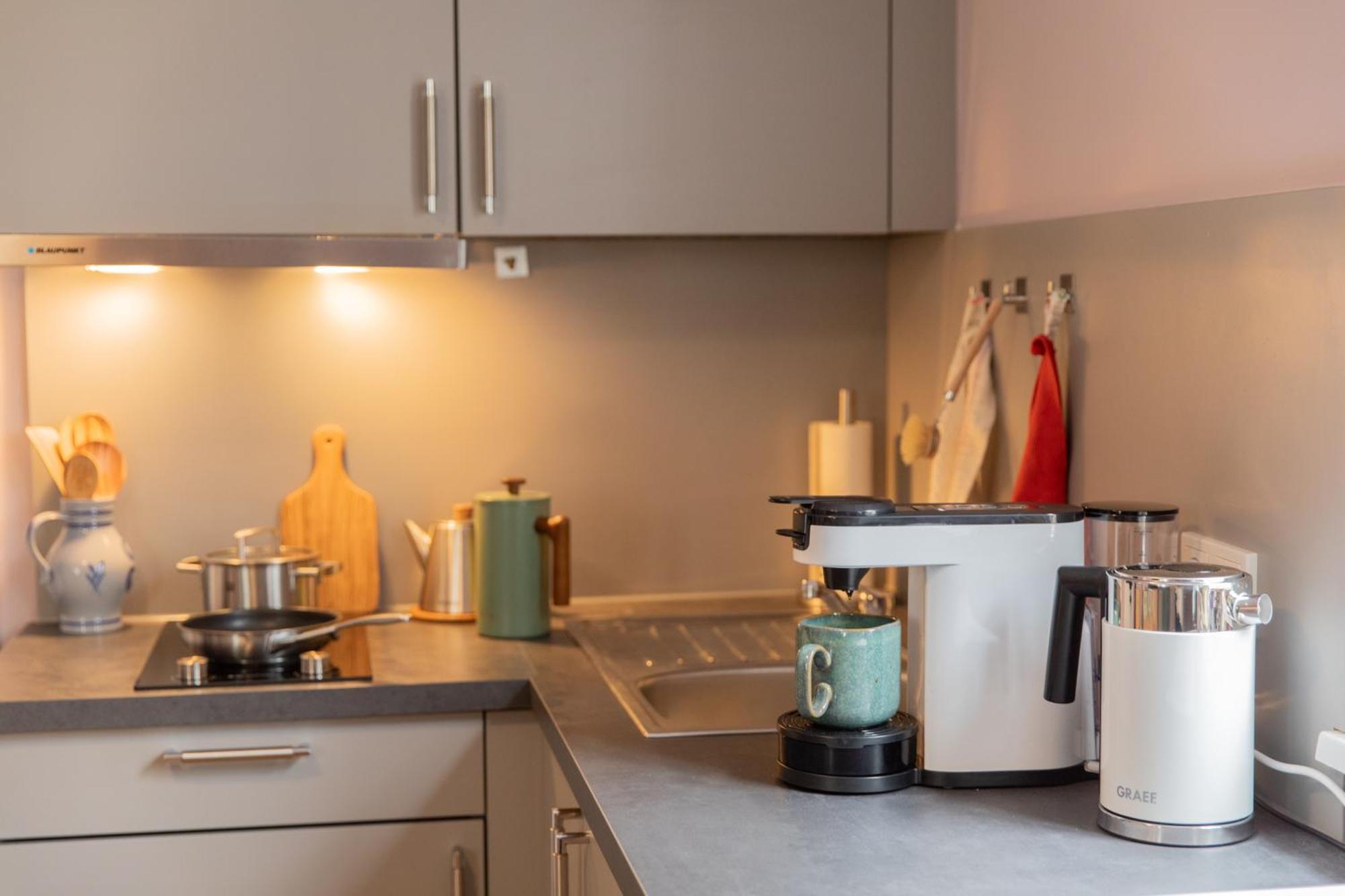 Altstadt Apartment Am Dom Wetzlar, 1 Zi, Kueche, Bad Mit Parkplatz Am Grundstueck Eksteriør billede